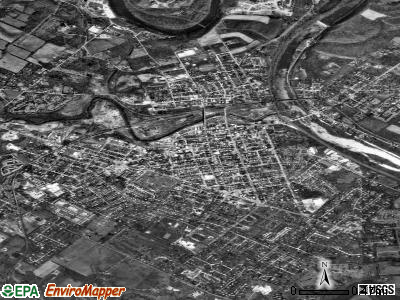 Phoenixville satellite photo by USGS