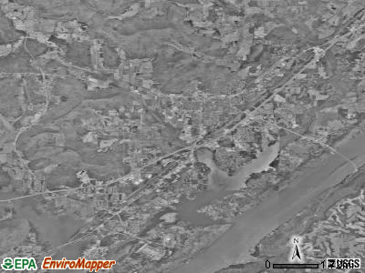 Scottsboro satellite photo by USGS