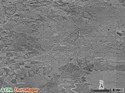 Fairfield satellite photo by USGS