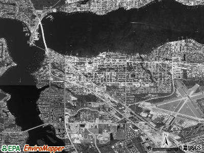 Stuart satellite photo by USGS