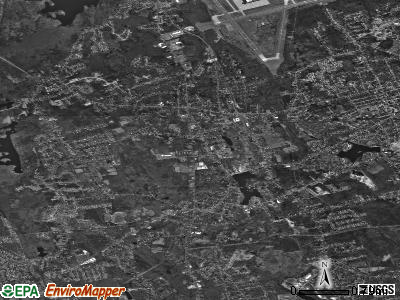Abington satellite photo by USGS