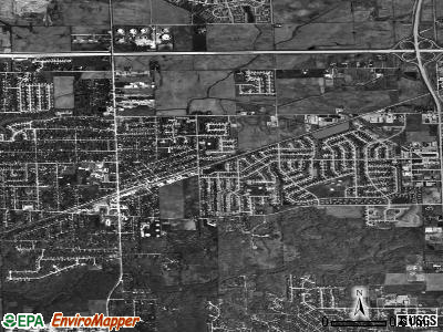 Mokena satellite photo by USGS