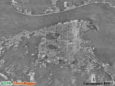 Anacortes satellite photo by USGS