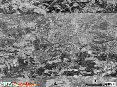 Reidsville satellite photo by USGS