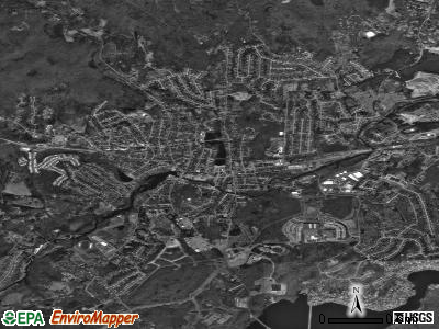 Hudson satellite photo by USGS