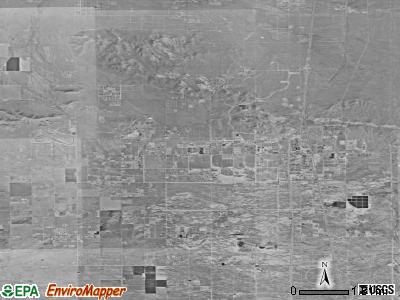 Rosamond satellite photo by USGS
