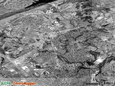 Hollins satellite photo by USGS