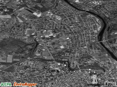 Fullerton satellite photo by USGS