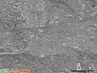 El Cajon satellite photo by USGS