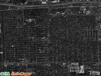 West University Place satellite photo by USGS