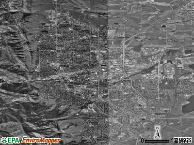Boulder satellite photo by USGS