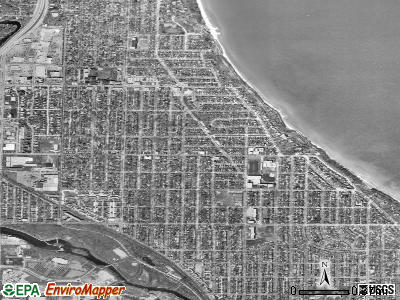 Whitefish Bay satellite photo by USGS