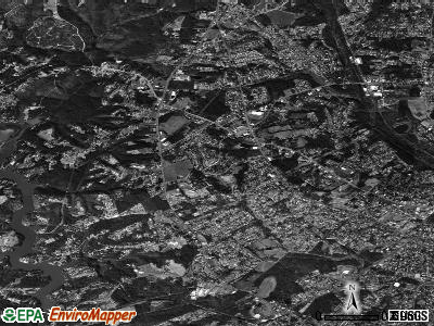 Berea satellite photo by USGS