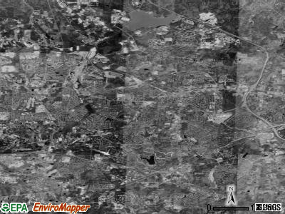 Cary satellite photo by USGS