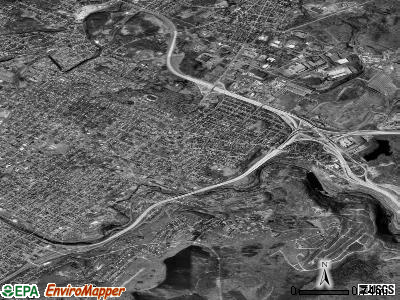 Dunmore satellite photo by USGS