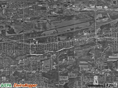 Lake Station satellite photo by USGS