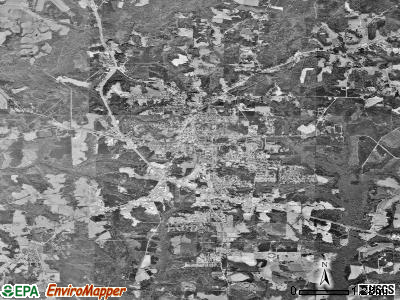 Troy satellite photo by USGS
