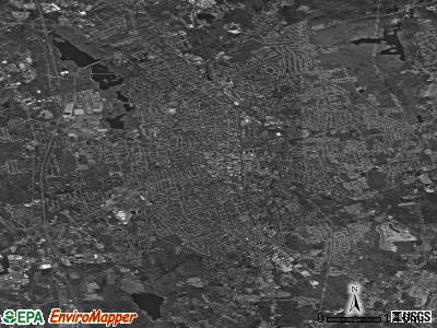 Brockton satellite photo by USGS