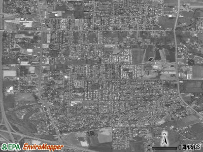 Four Corners satellite photo by USGS