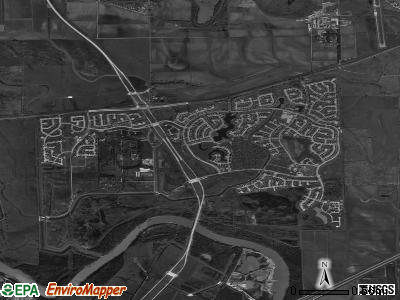 New Territory satellite photo by USGS