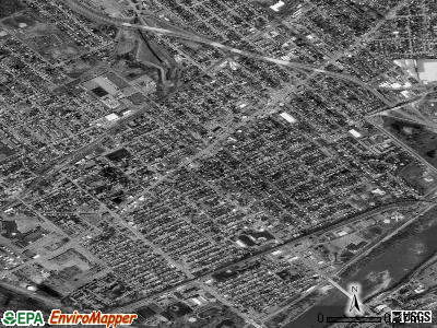 Kingston satellite photo by USGS