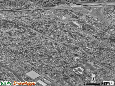 Cherryland satellite photo by USGS