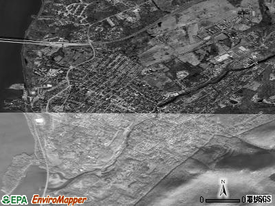 Beacon satellite photo by USGS