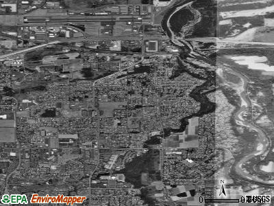 Troutdale satellite photo by USGS