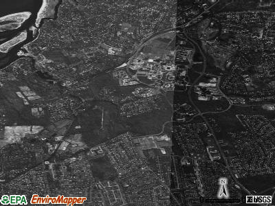 Stony Brook satellite photo by USGS