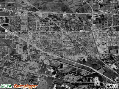 La Marque satellite photo by USGS