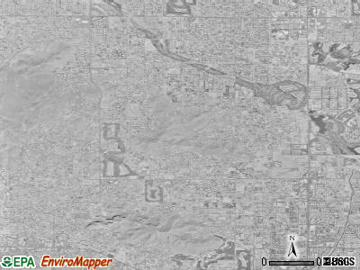 Paradise Valley satellite photo by USGS