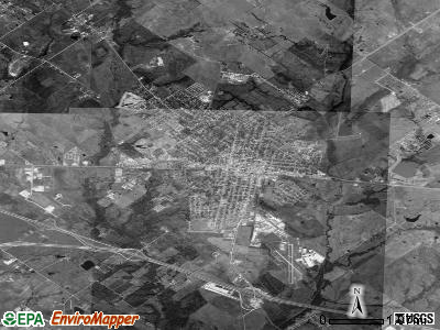 Terrell satellite photo by USGS