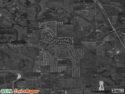 Pecan Grove satellite photo by USGS