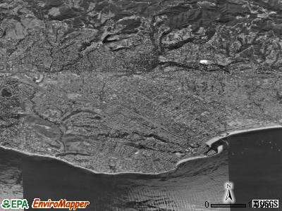 Santa Barbara satellite photo by USGS