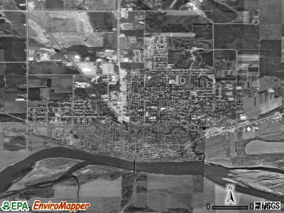 Yankton satellite photo by USGS
