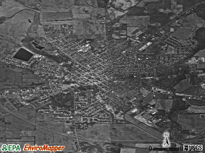 Washington satellite photo by USGS