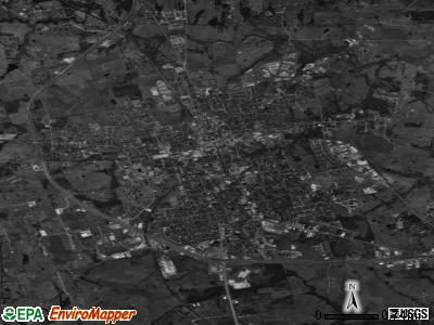 Brenham satellite photo by USGS