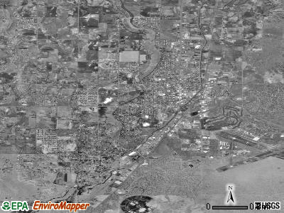 Redmond satellite photo by USGS