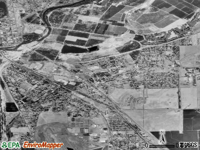 Linda satellite photo by USGS