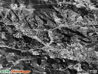 Boone satellite photo by USGS