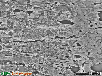 Fergus Falls satellite photo by USGS