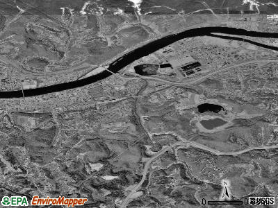 South Charleston satellite photo by USGS