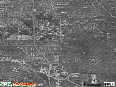 Brecksville satellite photo by USGS