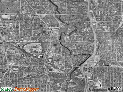 Glendale satellite photo by USGS