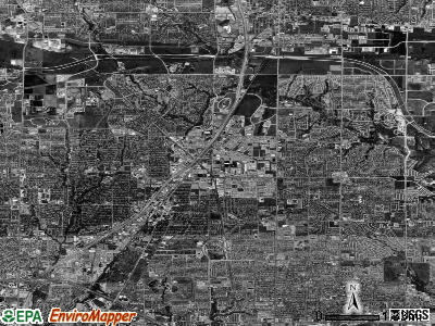 Richardson satellite photo by USGS