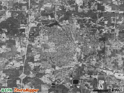 McComb satellite photo by USGS