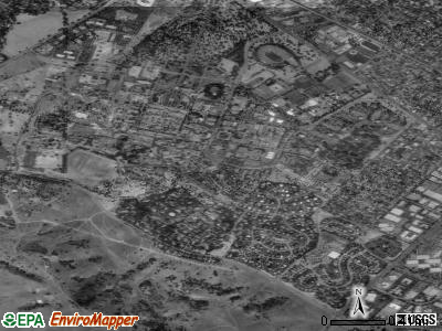 Stanford satellite photo by USGS
