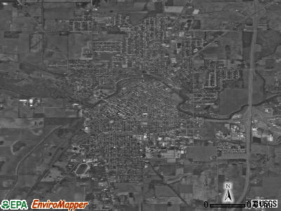 Greenville satellite photo by USGS