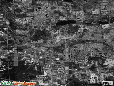 Wixom satellite photo by USGS