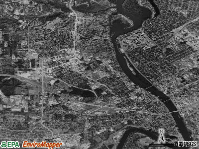 West Monroe satellite photo by USGS